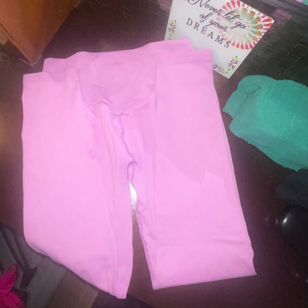 Ribbed gym leggings